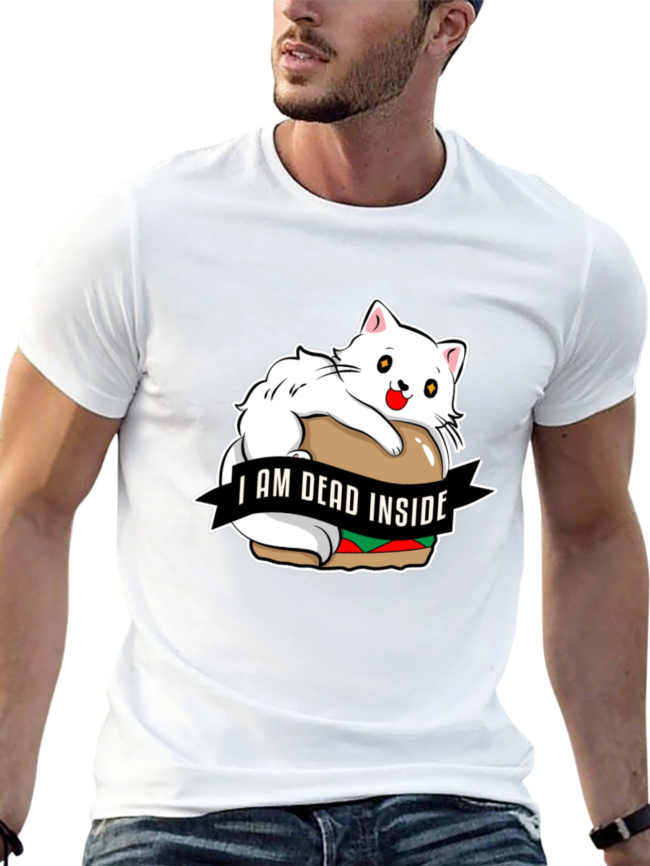 I Am Dead Inside Cat T-Shirt
