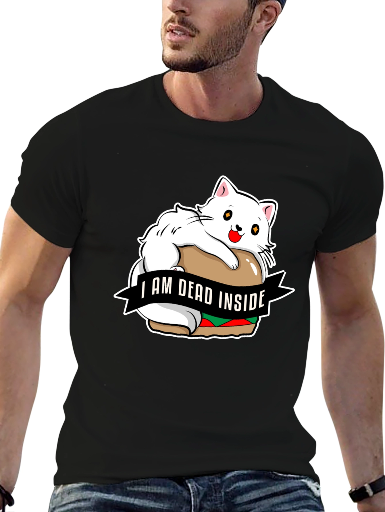 I Am Dead Inside Cat T-Shirt