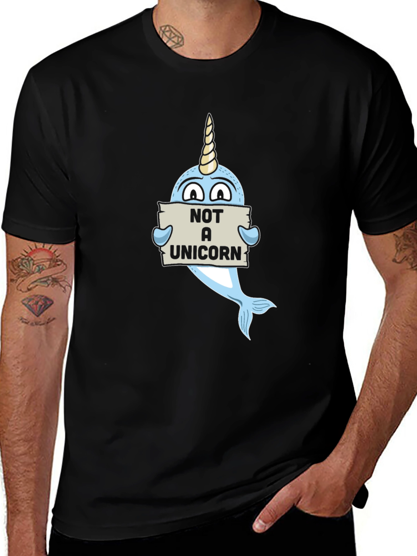 Not a Unicorn T-Shirt - Narwhal Graphic Tee