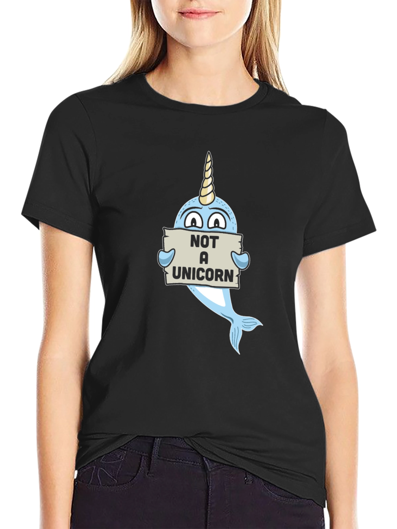 Not a Unicorn T-Shirt - Narwhal Graphic Tee