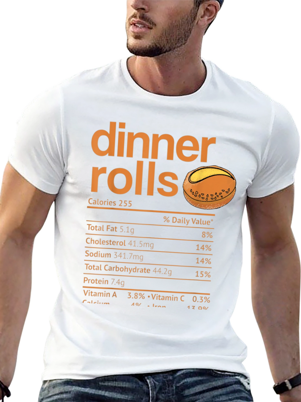 Dinner Rolls Nutrition Facts T-Shirt
