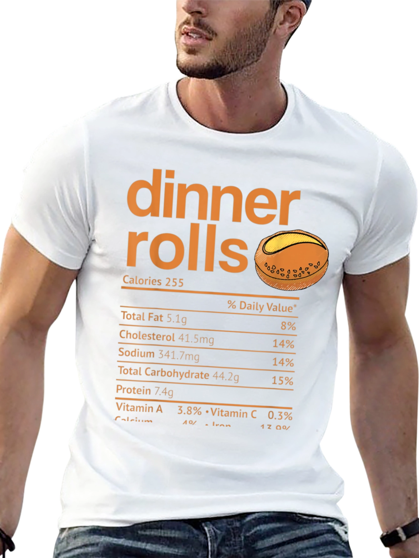 Dinner Rolls Nutrition Facts T-Shirt