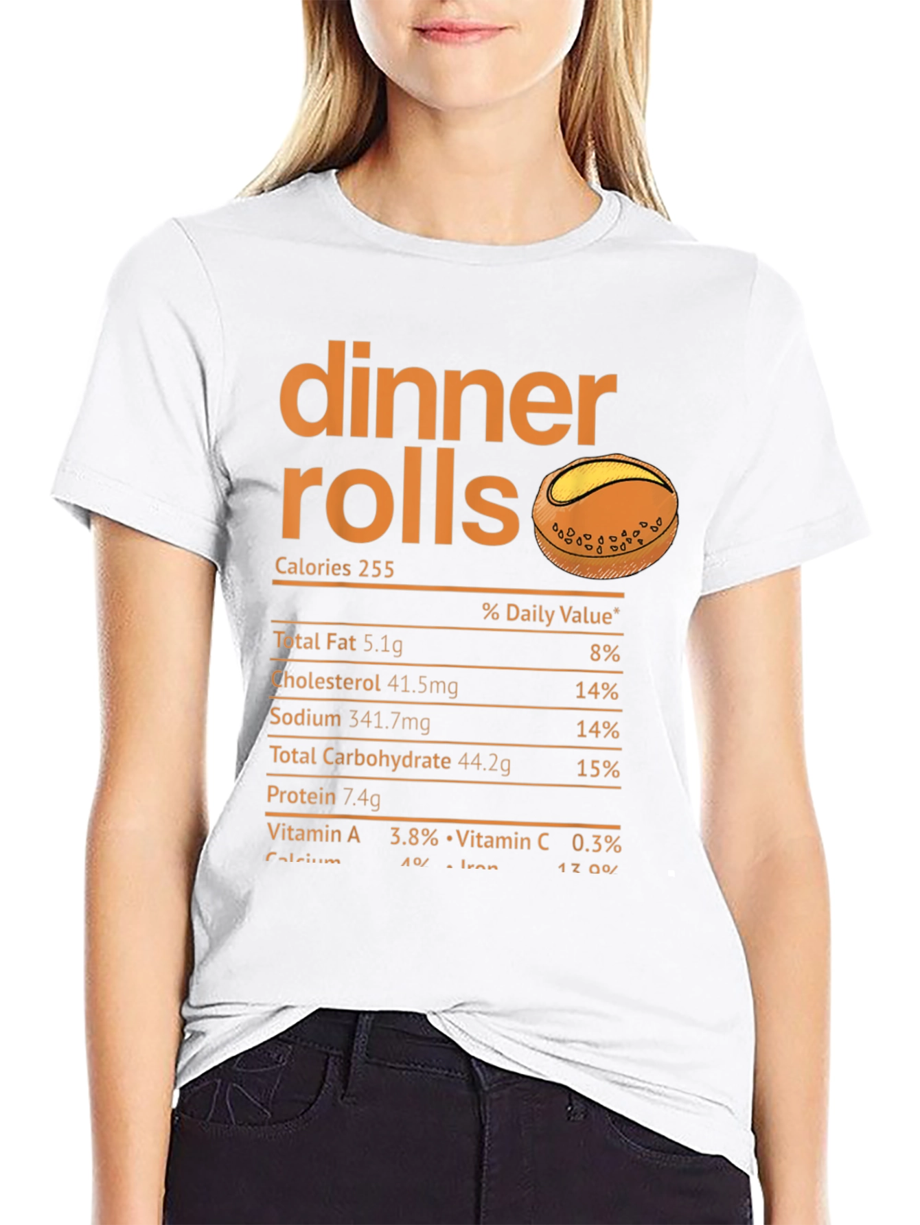 Dinner Rolls Nutrition Facts T-Shirt