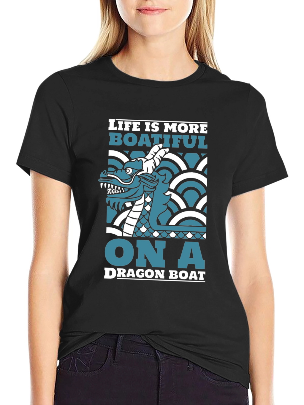 Dragon Boat T-Shirt - Life is More Boatiful
