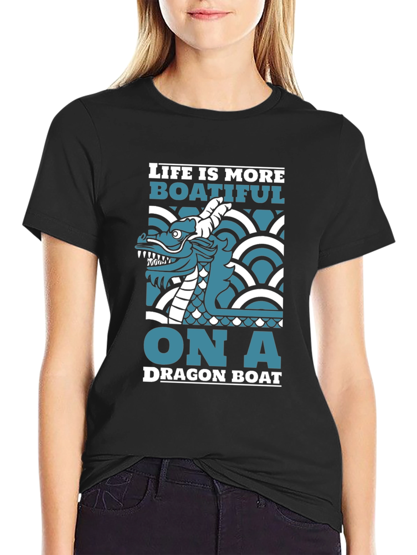 Dragon Boat T-Shirt - Life is More Boatiful