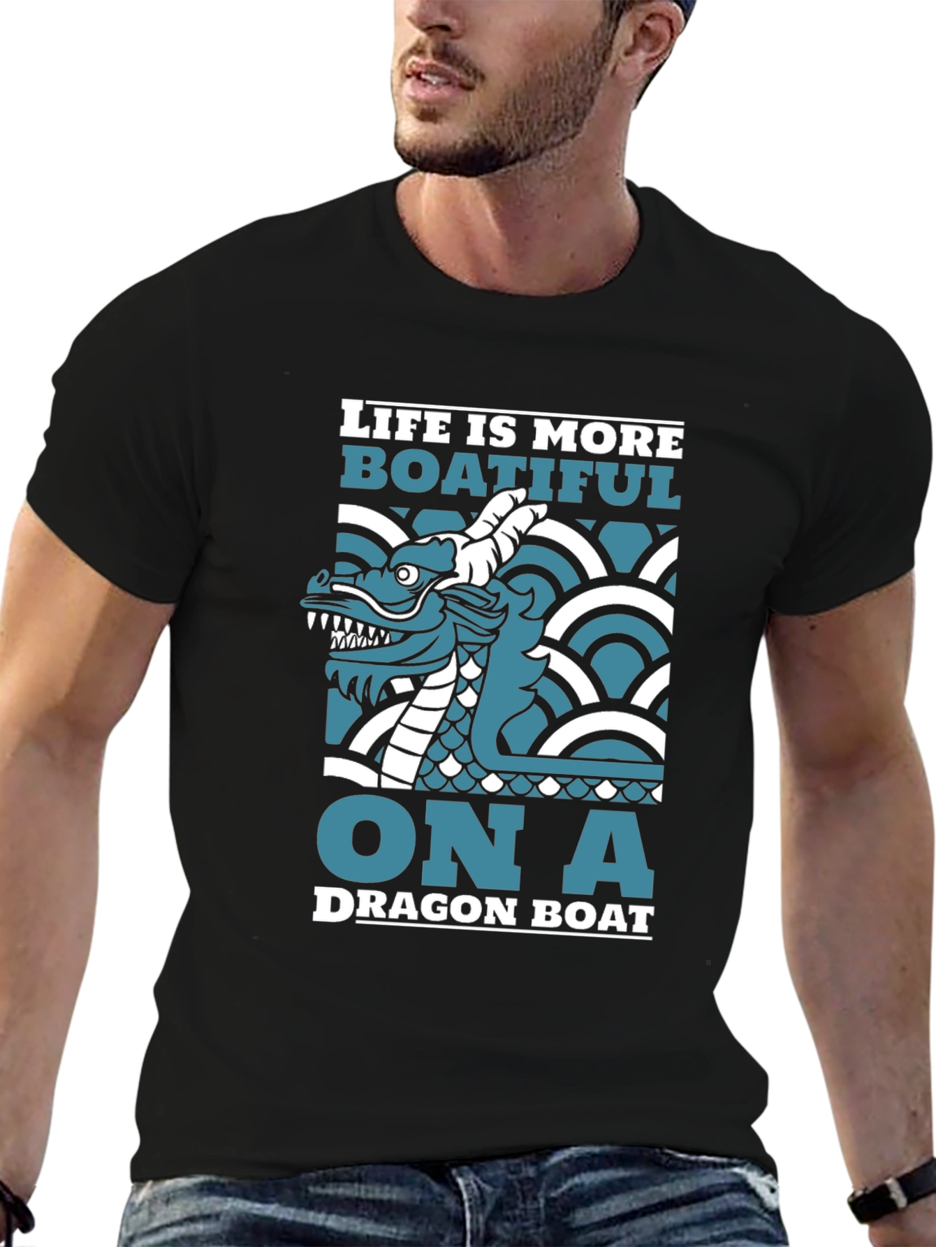 Dragon Boat T-Shirt - Life is More Boatiful