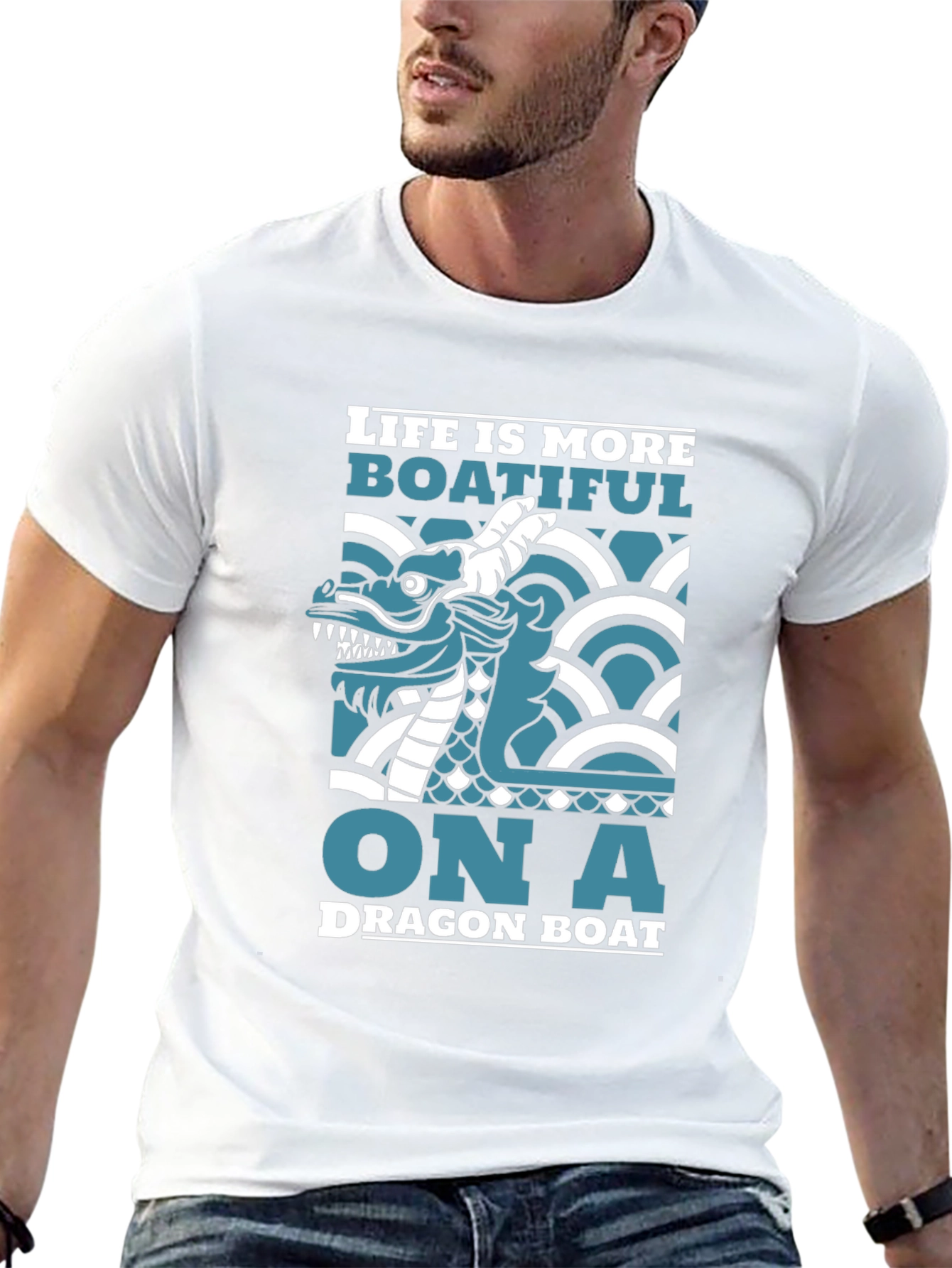 Dragon Boat T-Shirt - Life is More Boatiful