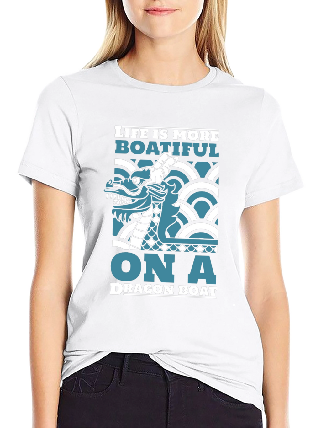 Dragon Boat T-Shirt - Life is More Boatiful