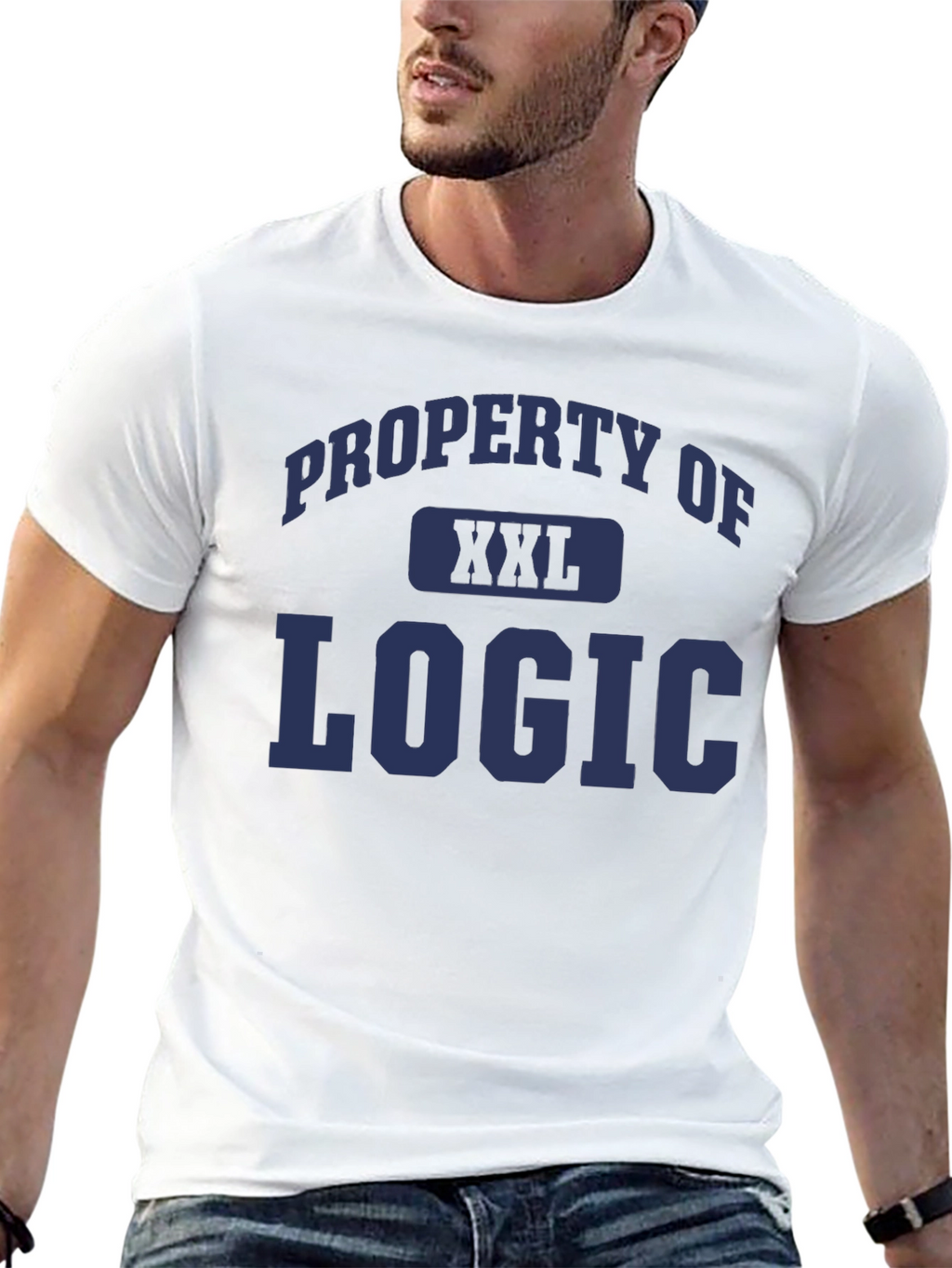 Property Of Logic XXL Graphic T-Shirt