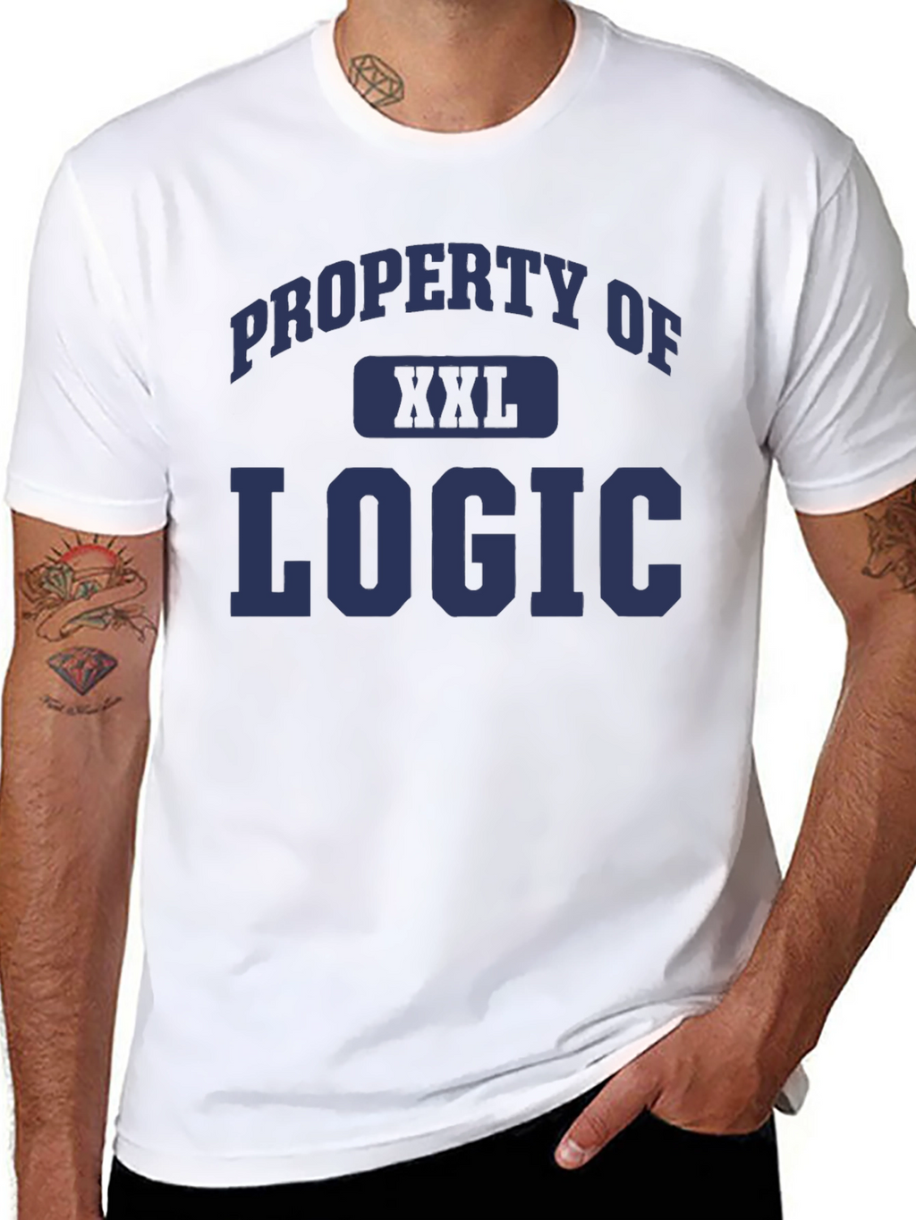 Property Of Logic XXL Graphic T-Shirt