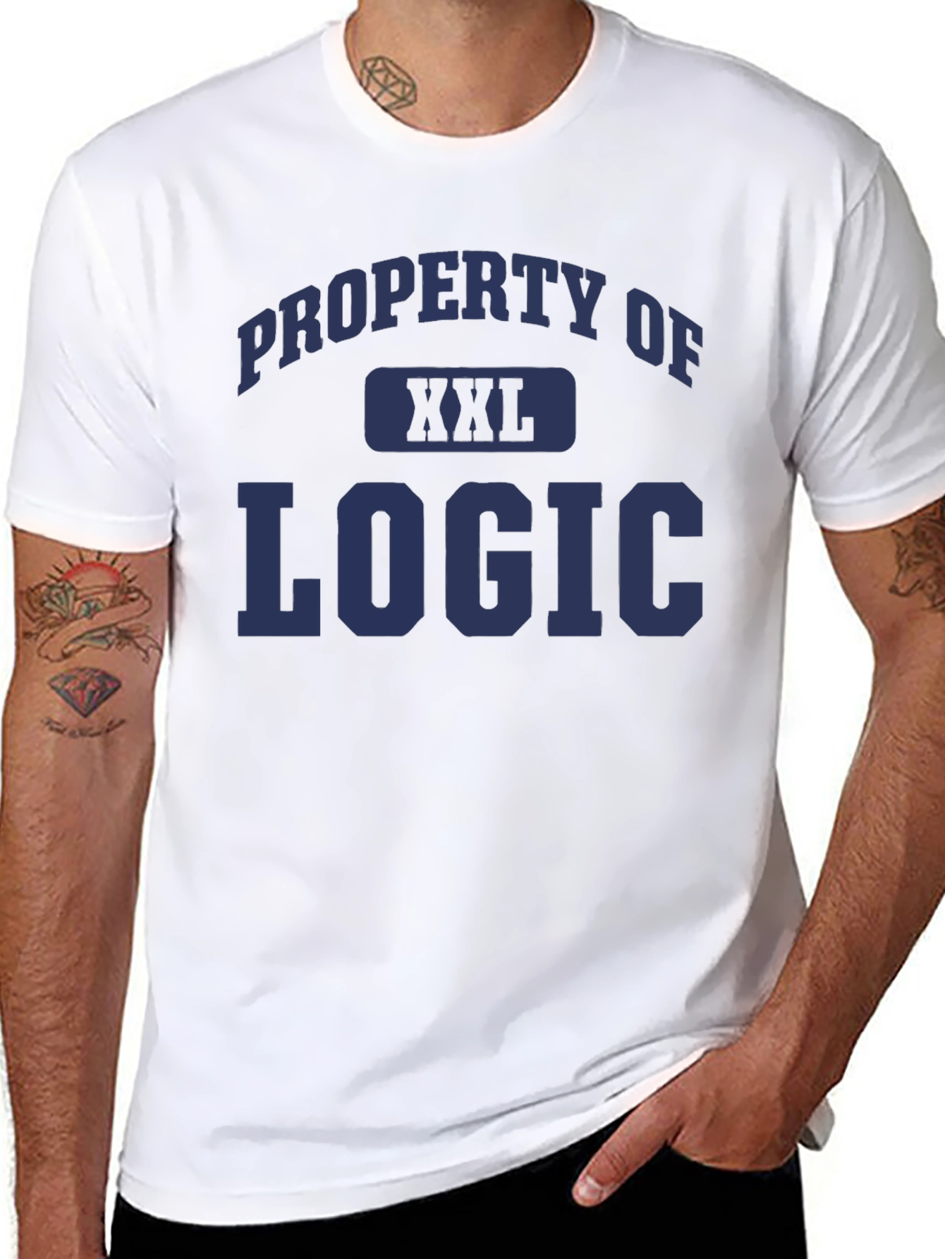 Property Of Logic XXL Graphic T-Shirt