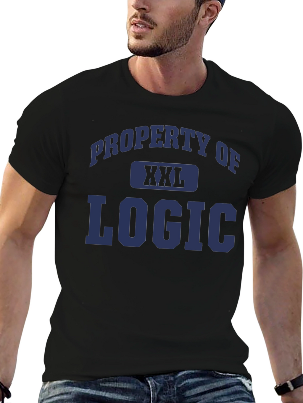 Property Of Logic XXL Graphic T-Shirt