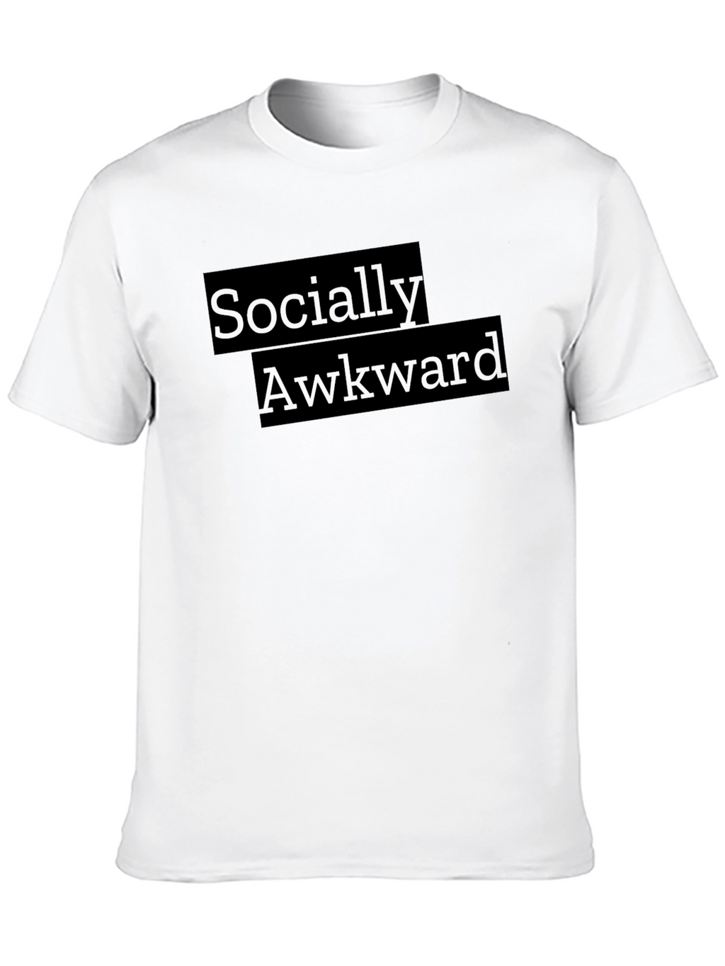 Socially Awkward Graphic Tee - Black