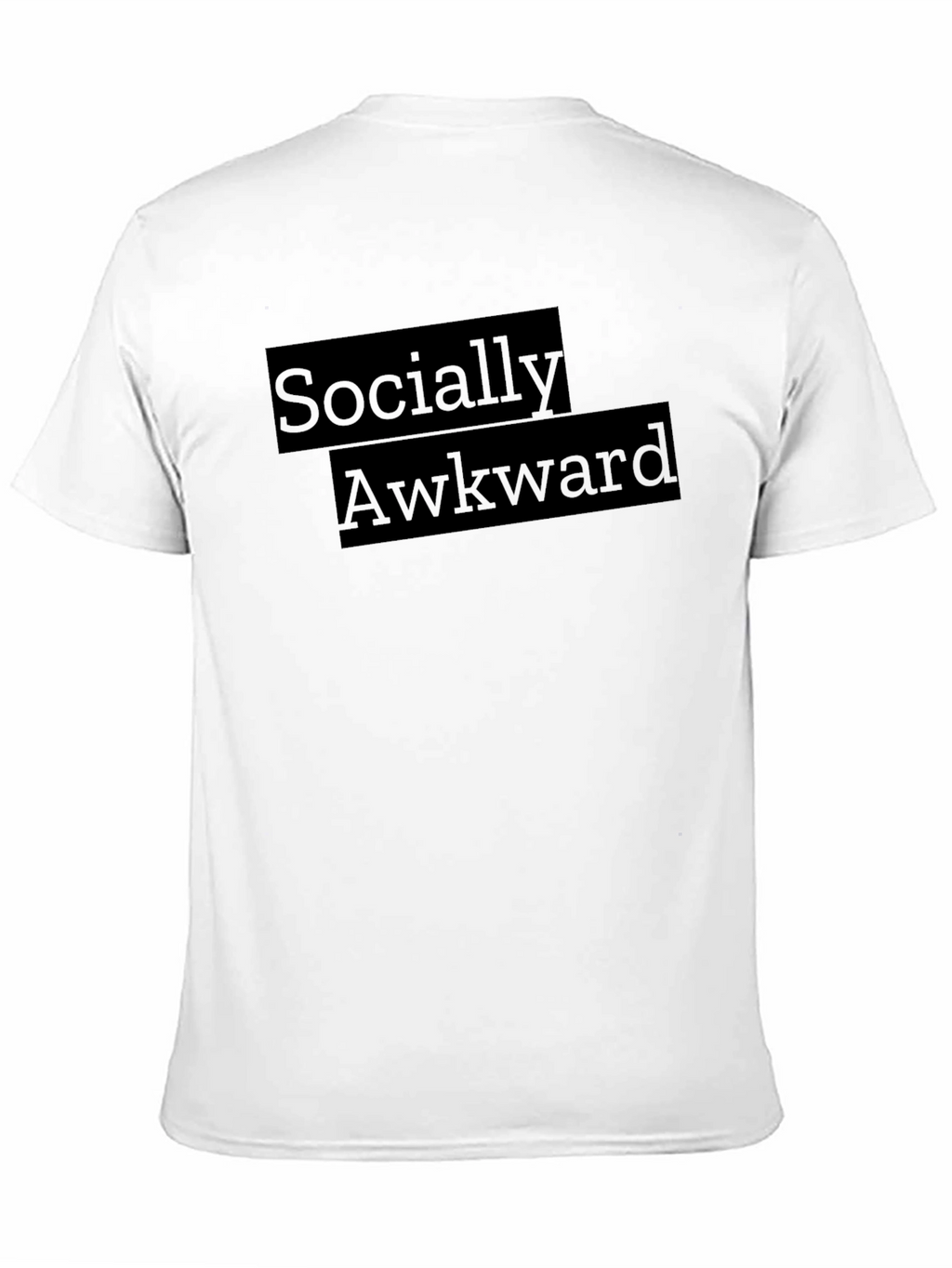 Socially Awkward Graphic Tee - Black
