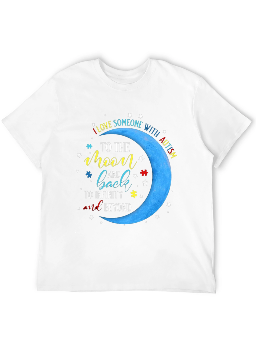 Autism Awareness T-Shirt: Love to the Moon and Back!