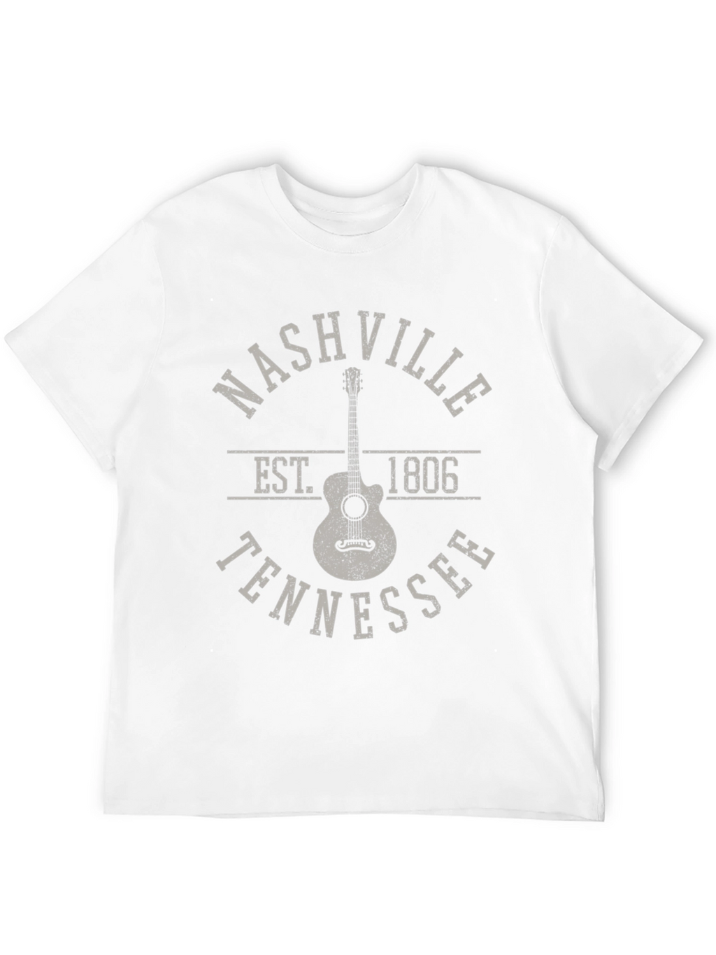 Nashville Tennessee Guitar Graphic T-Shirt