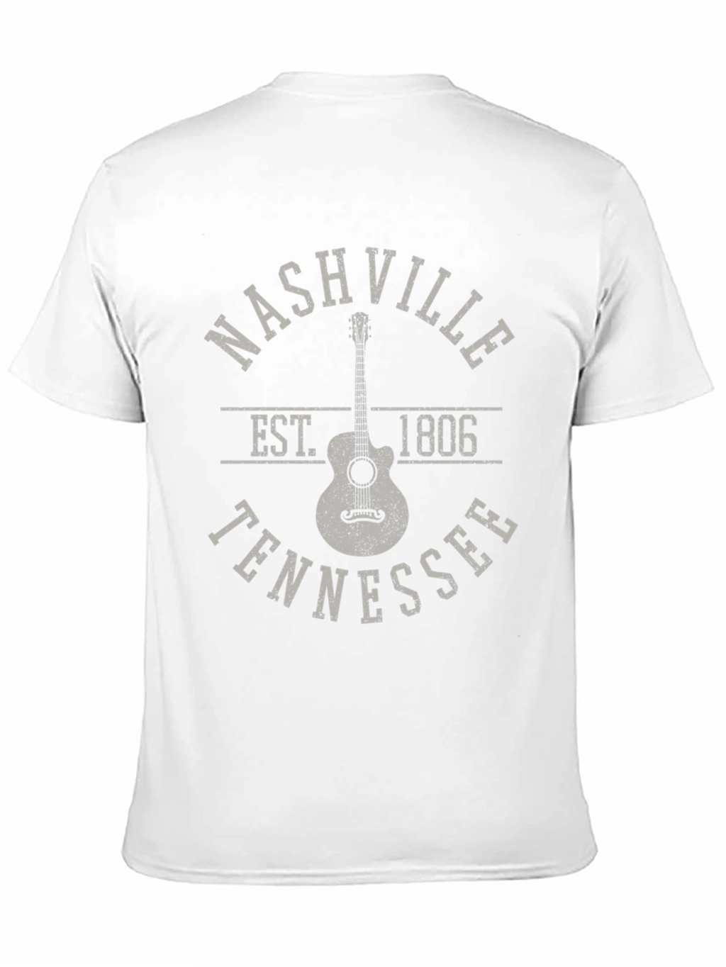 Nashville Tennessee Guitar Graphic T-Shirt