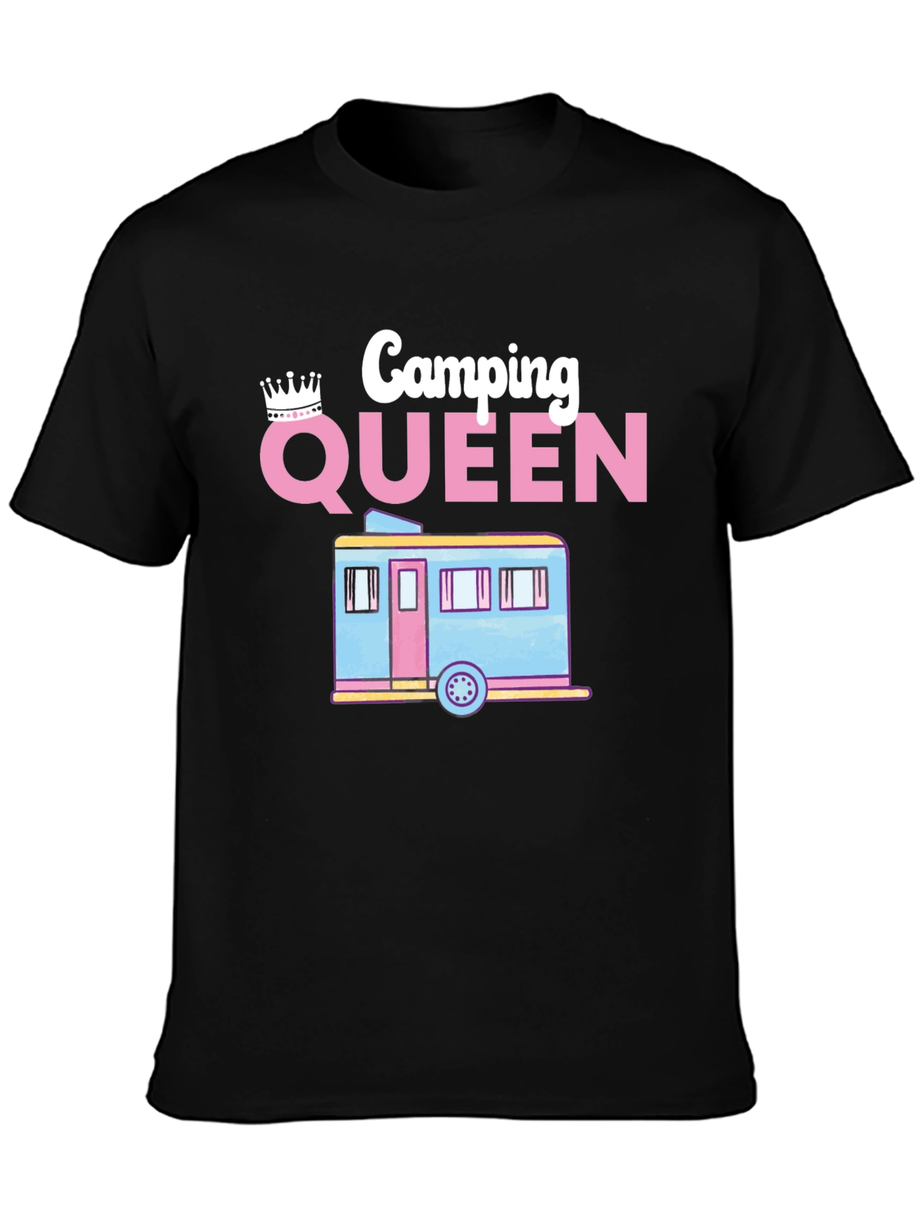 Camping Queen Tee - Womens RV Adventure T-Shirt