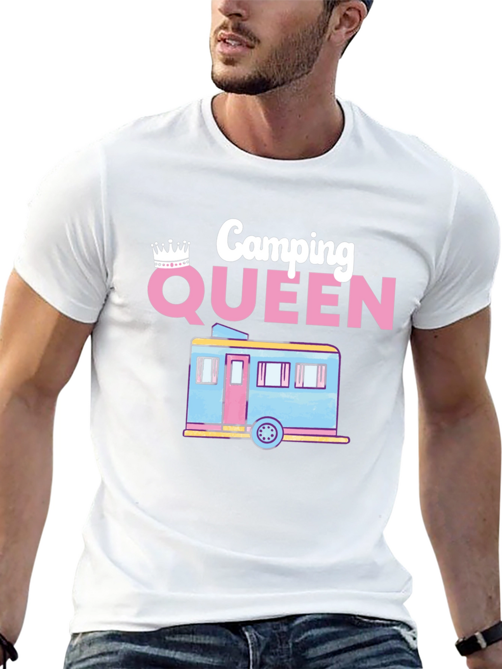Camping Queen Tee - Womens RV Adventure T-Shirt