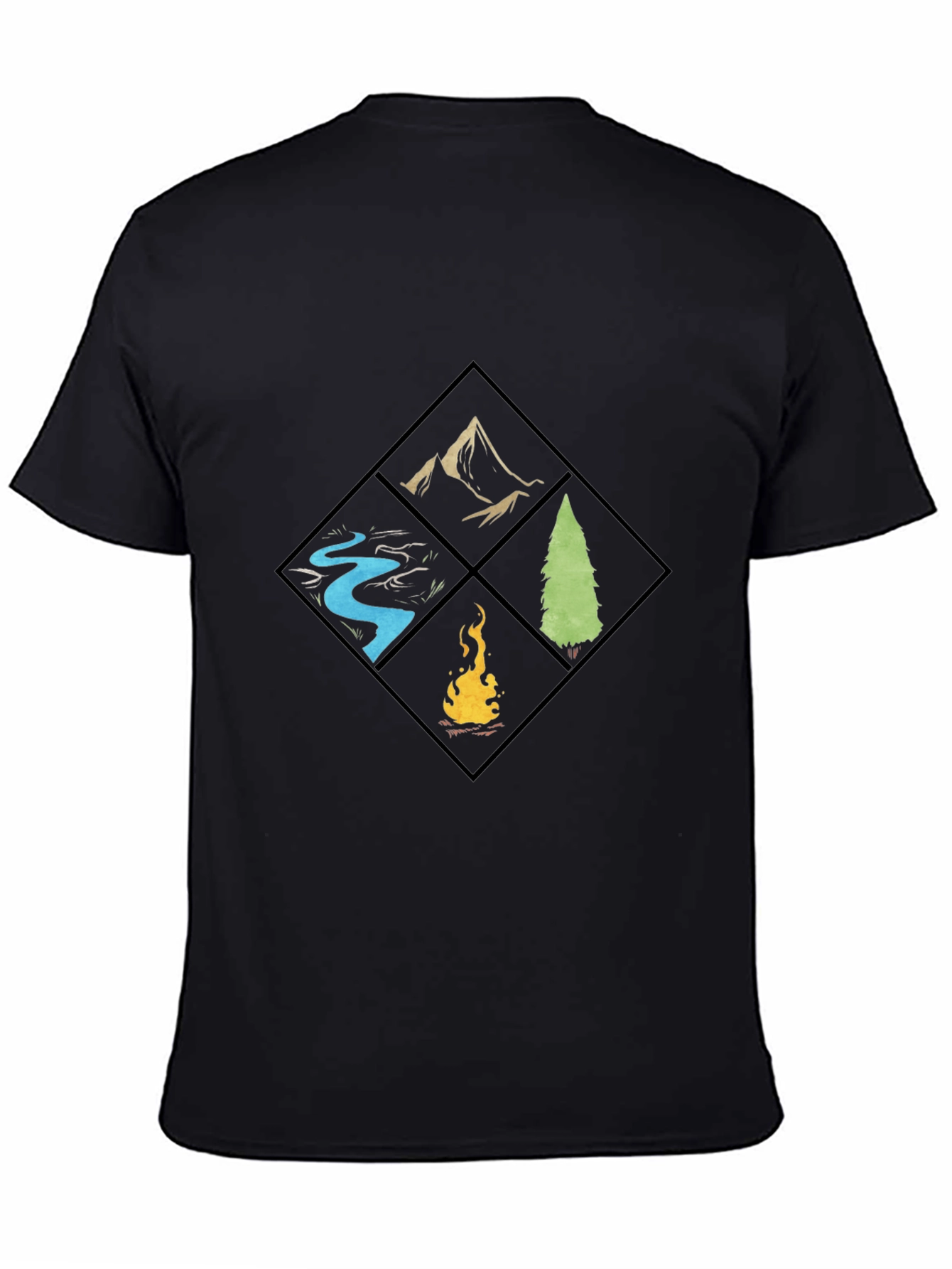 Nature Elements Graphic T-Shirt - Camping & Outdoors