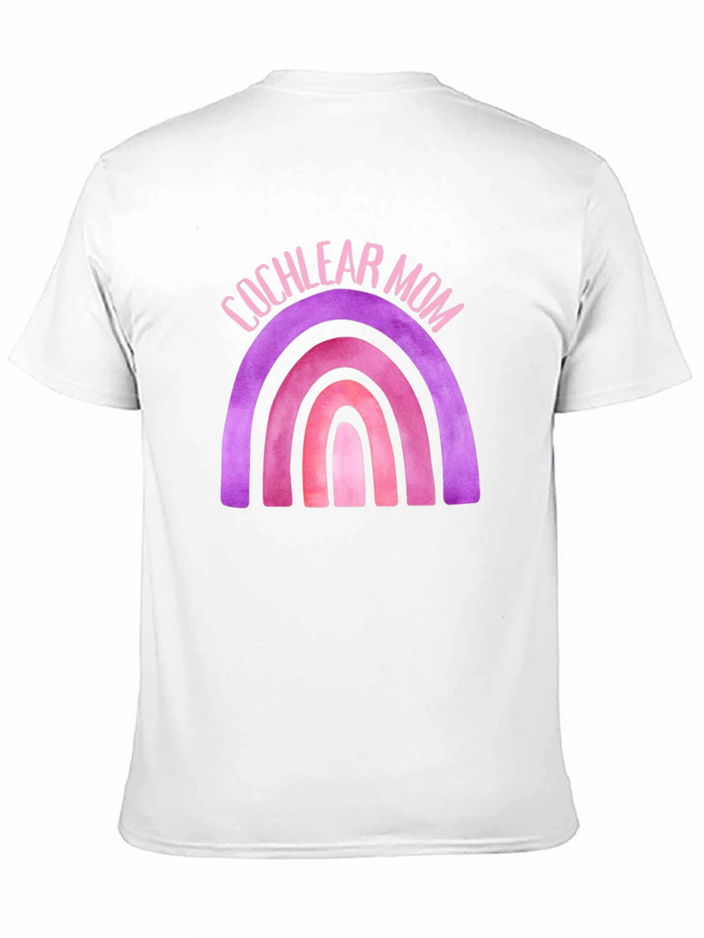 Cochlear Mom Rainbow Graphic Tee