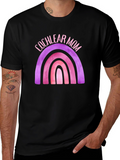 Cochlear Mom Rainbow Graphic Tee
