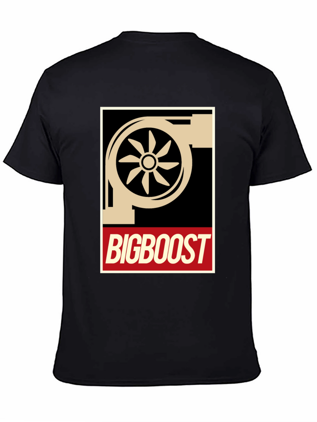 Big Boost Turbo T-Shirt - Black Graphic Tee