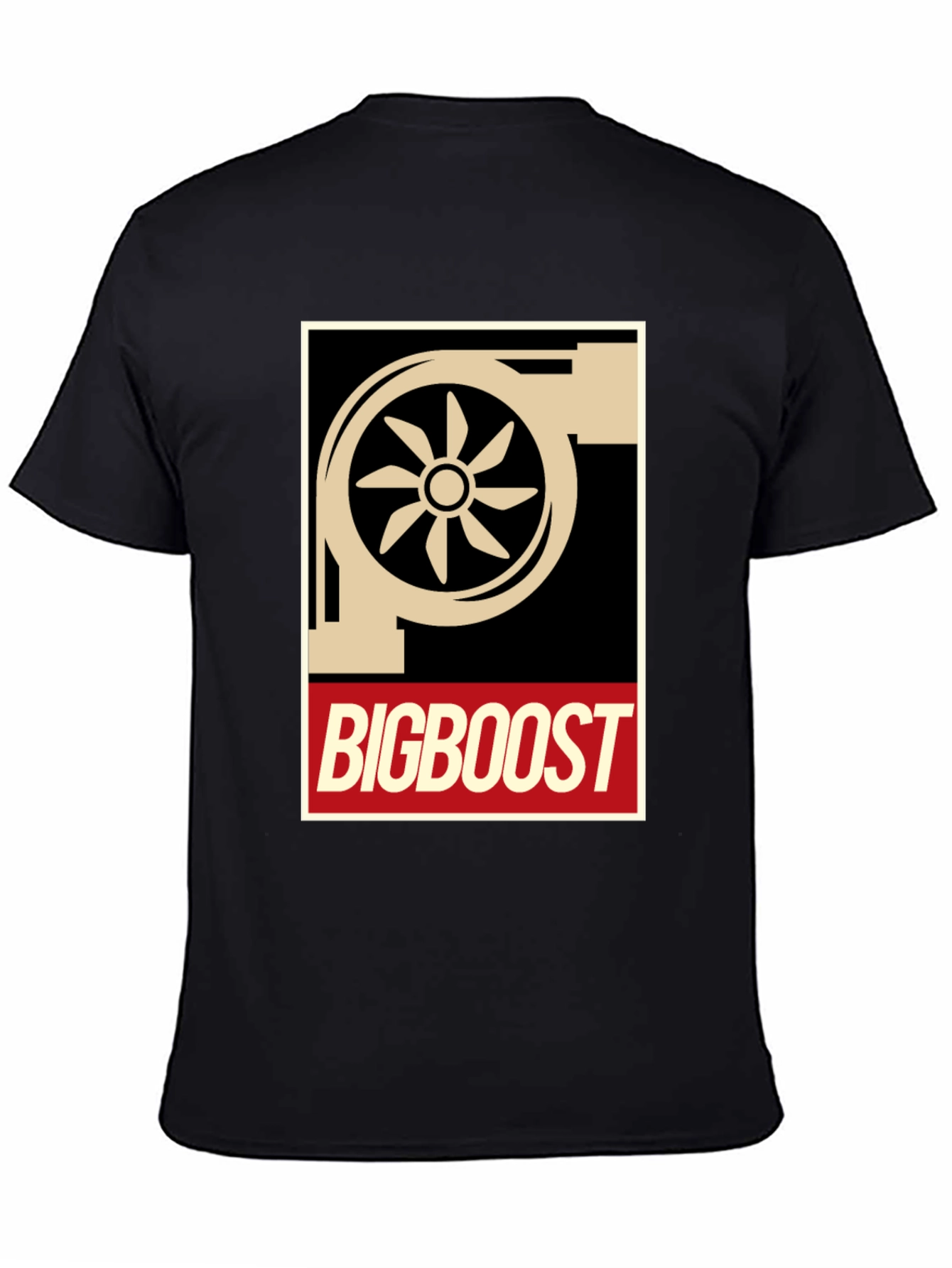 Big Boost Turbo T-Shirt - Black Graphic Tee