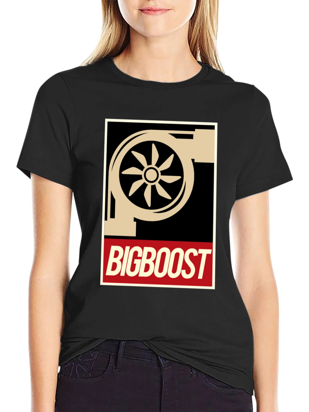 Big Boost Turbo T-Shirt - Black Graphic Tee