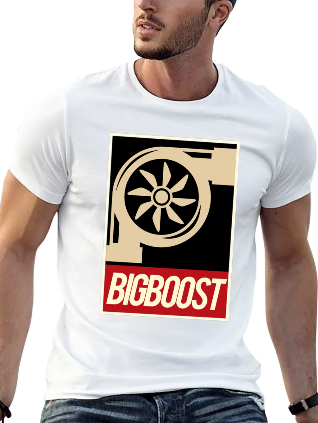 Big Boost Turbo T-Shirt - Black Graphic Tee