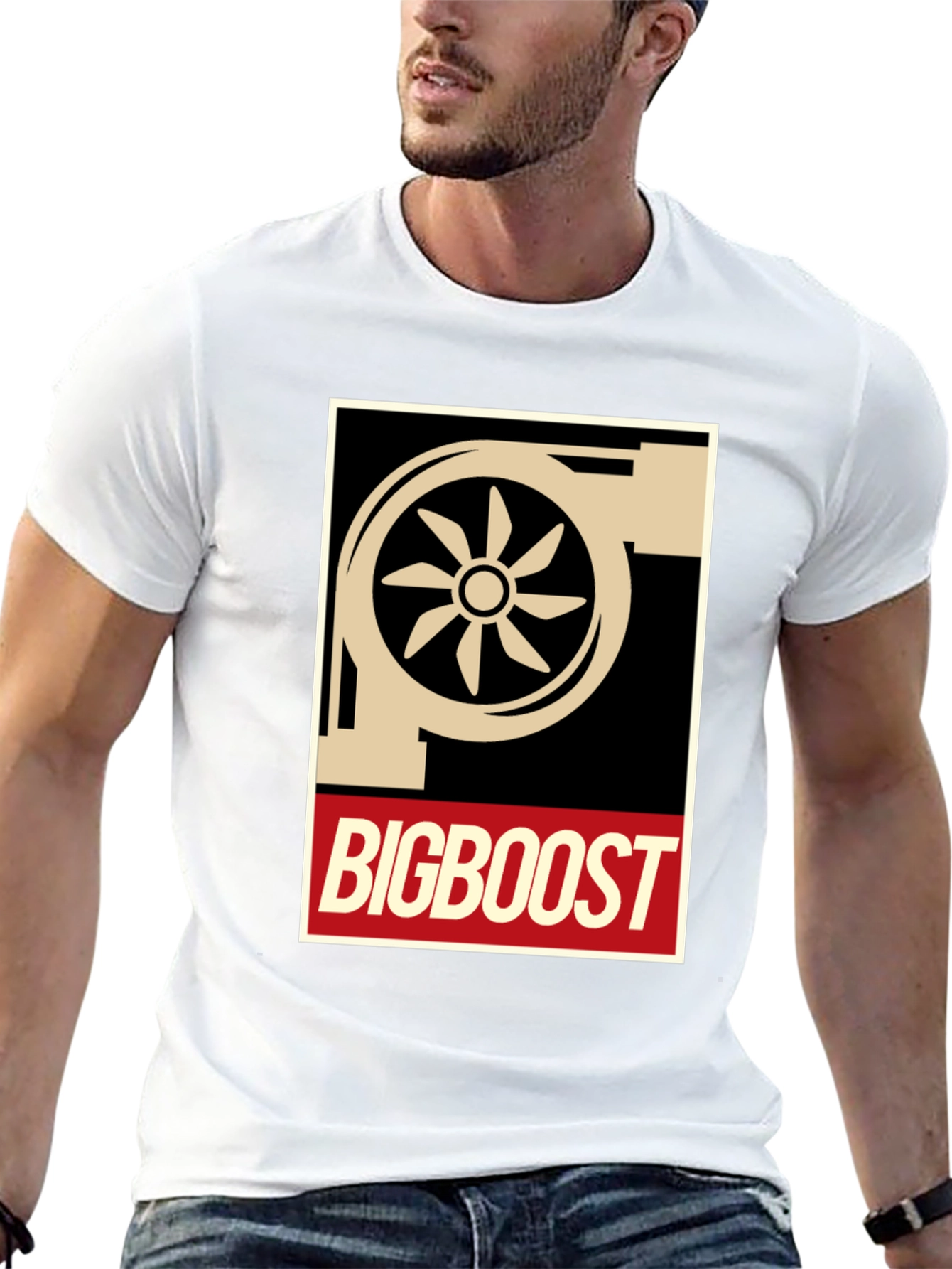 Big Boost Turbo T-Shirt - Black Graphic Tee