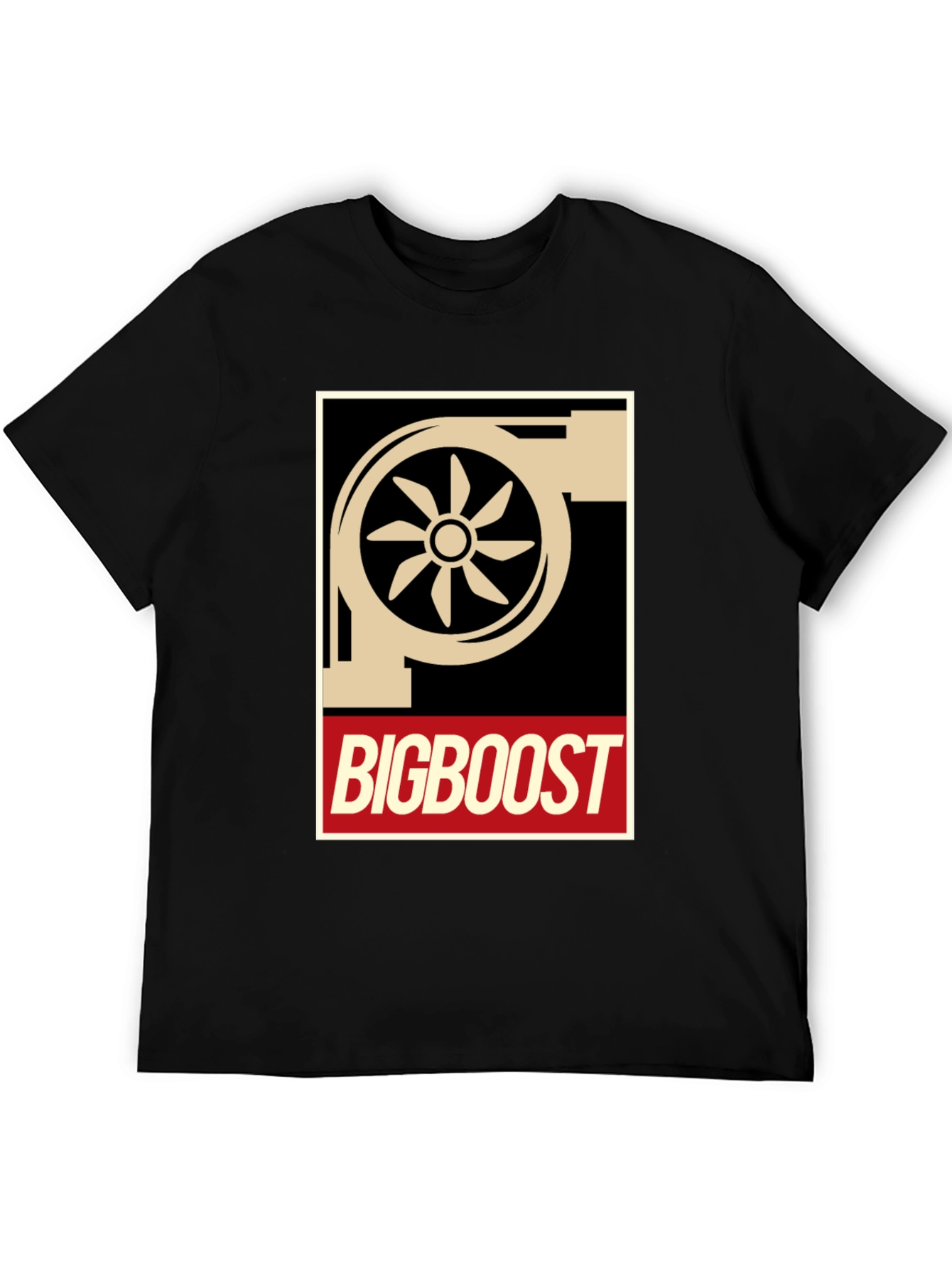 Big Boost Turbo T-Shirt - Black Graphic Tee