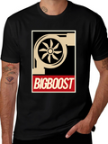 Big Boost Turbo T-Shirt - Black Graphic Tee