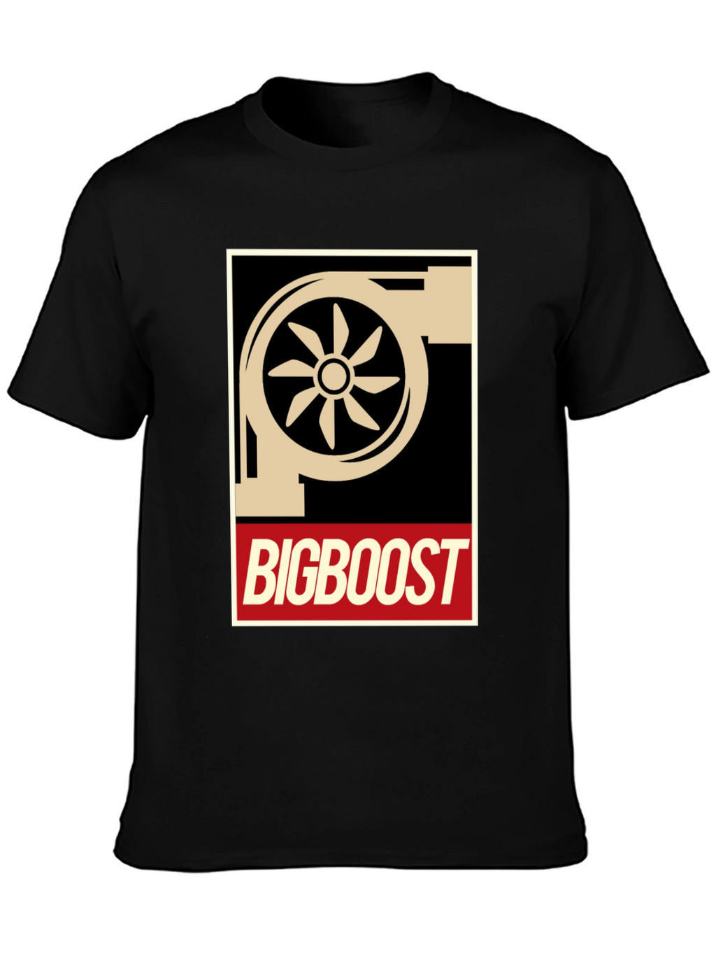 Big Boost Turbo T-Shirt - Black Graphic Tee