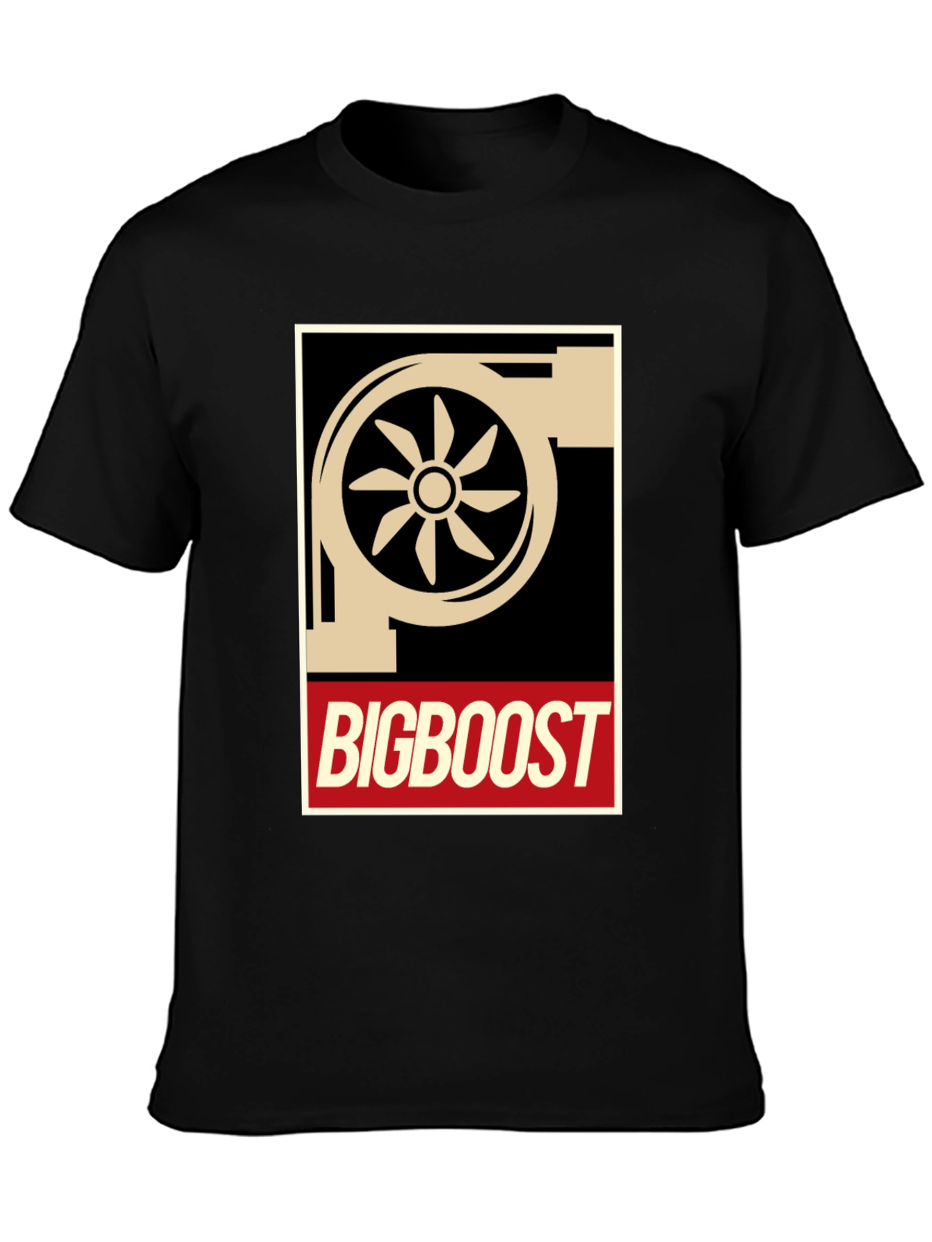 Big Boost Turbo T-Shirt - Black Graphic Tee