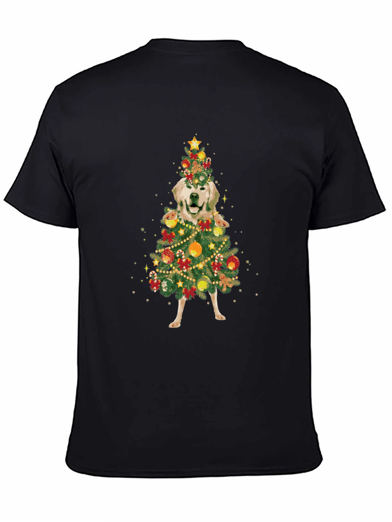 Golden Retriever Christmas Tree T-Shirt
