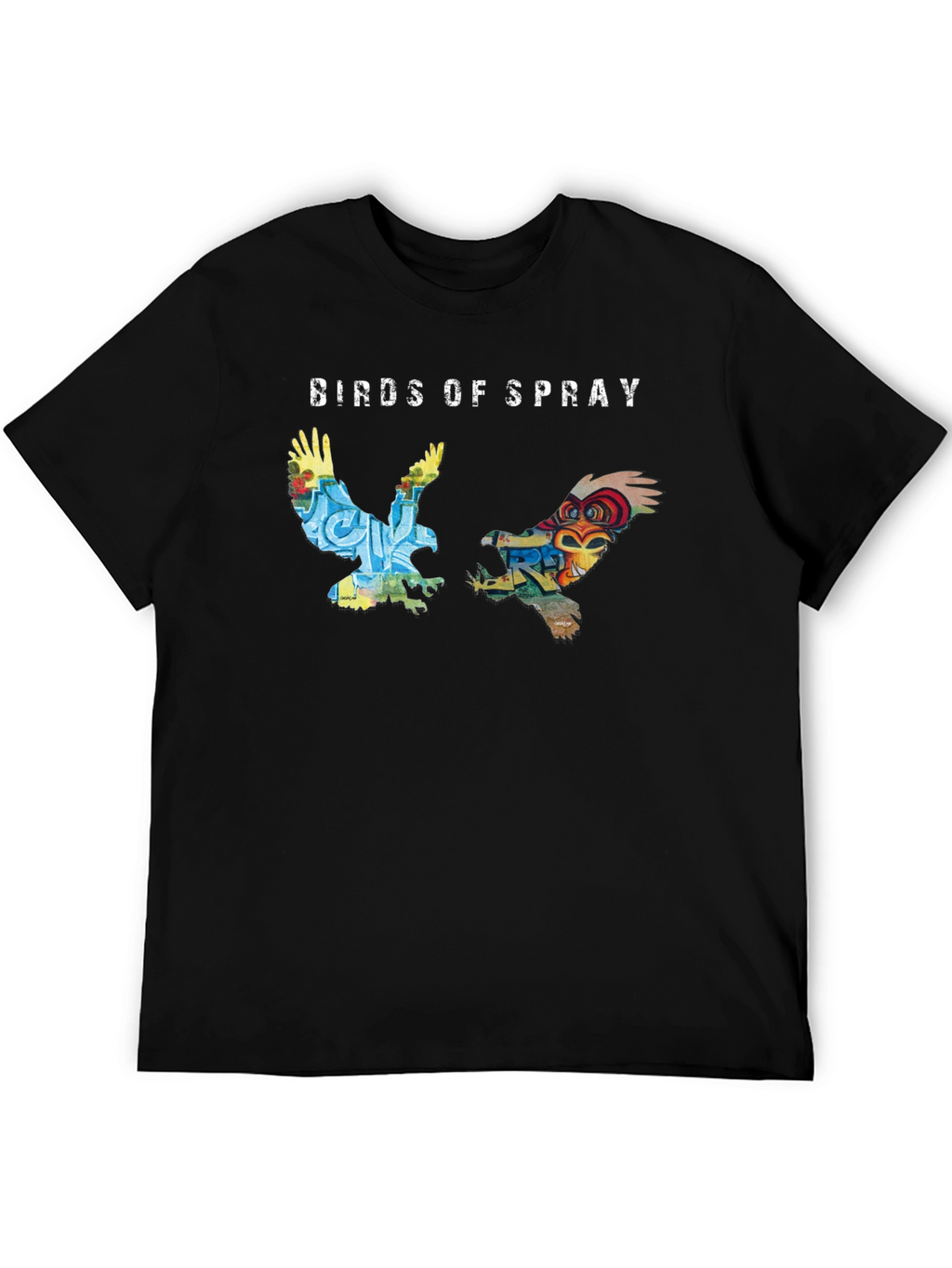 Birds of Spray Graphic T-Shirt