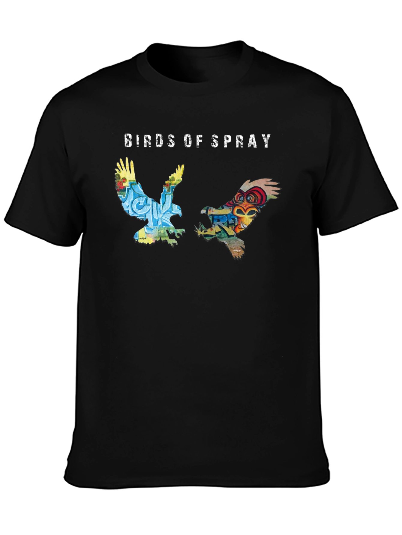 Birds of Spray Graphic T-Shirt