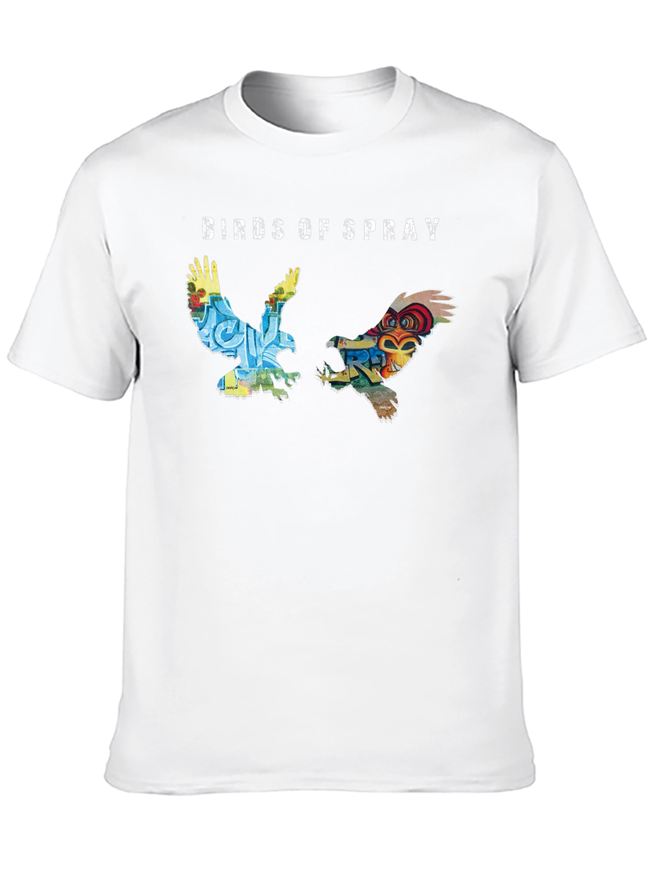 Birds of Spray Graphic T-Shirt