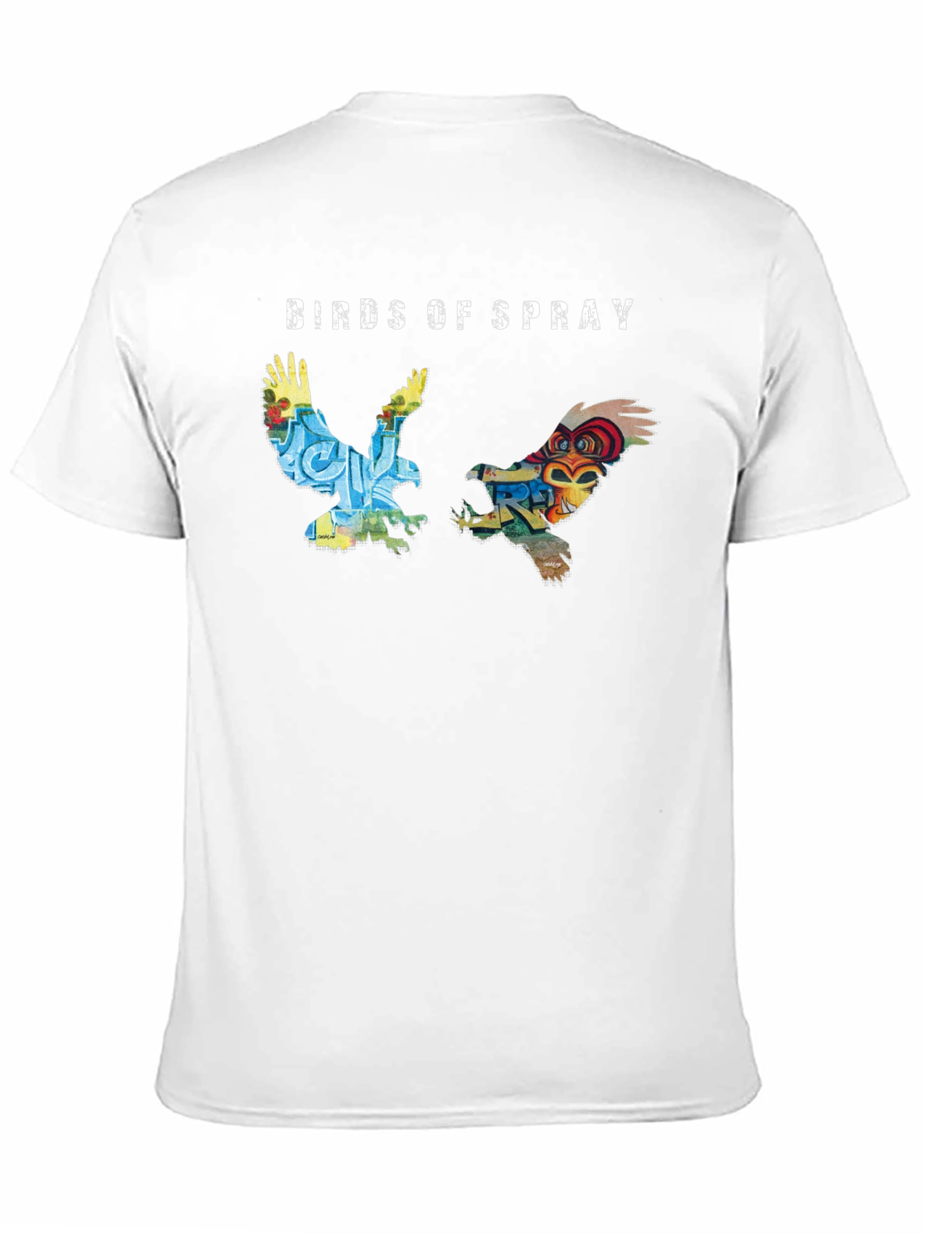 Birds of Spray Graphic T-Shirt