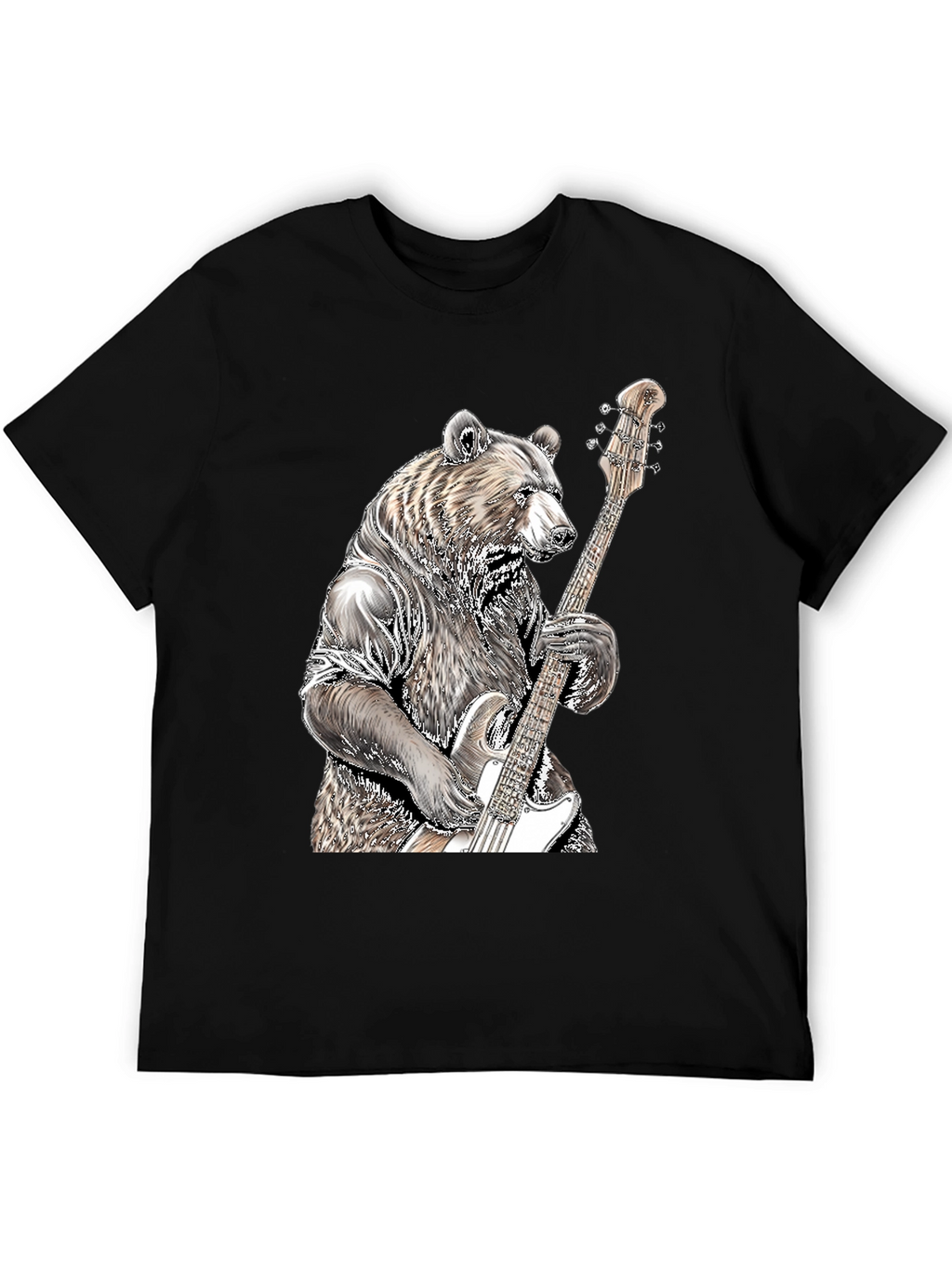 Bear Bass Guitar T-Shirt