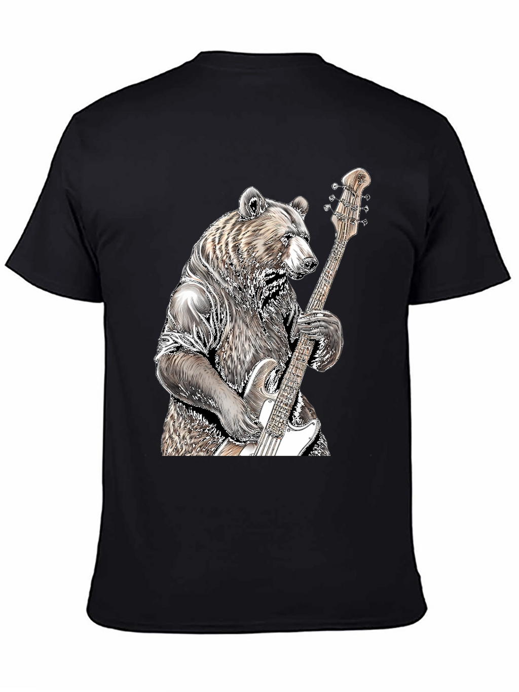 Bear Bass Guitar T-Shirt