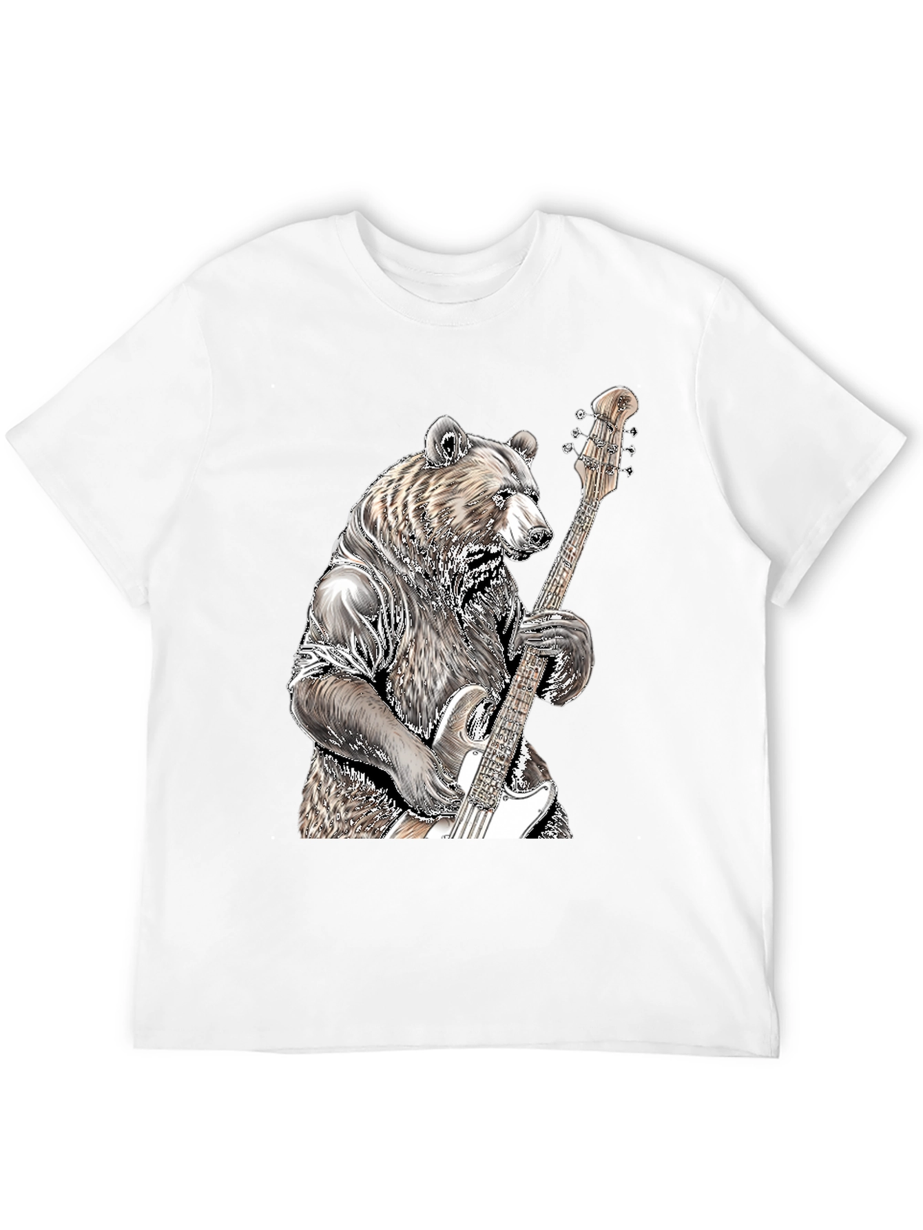 Bear Bass Guitar T-Shirt