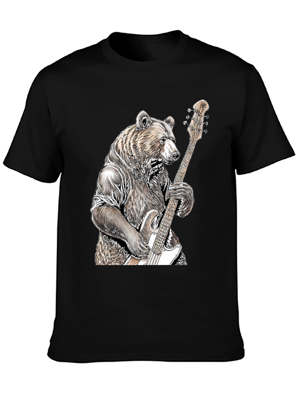 Bear Bass Guitar T-Shirt