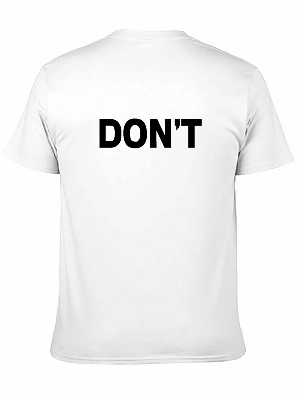 Dont Text Graphic Tee - Casual Style Black