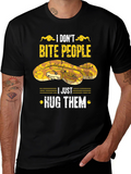 I Dont Bite People Snake Graphic Tee