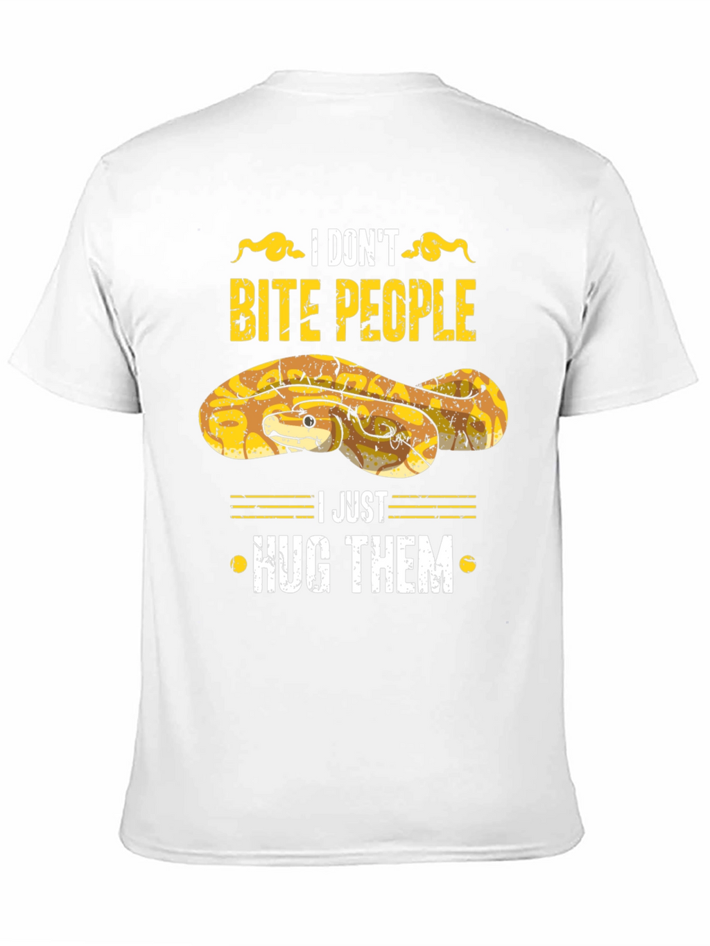 I Dont Bite People Snake Graphic Tee
