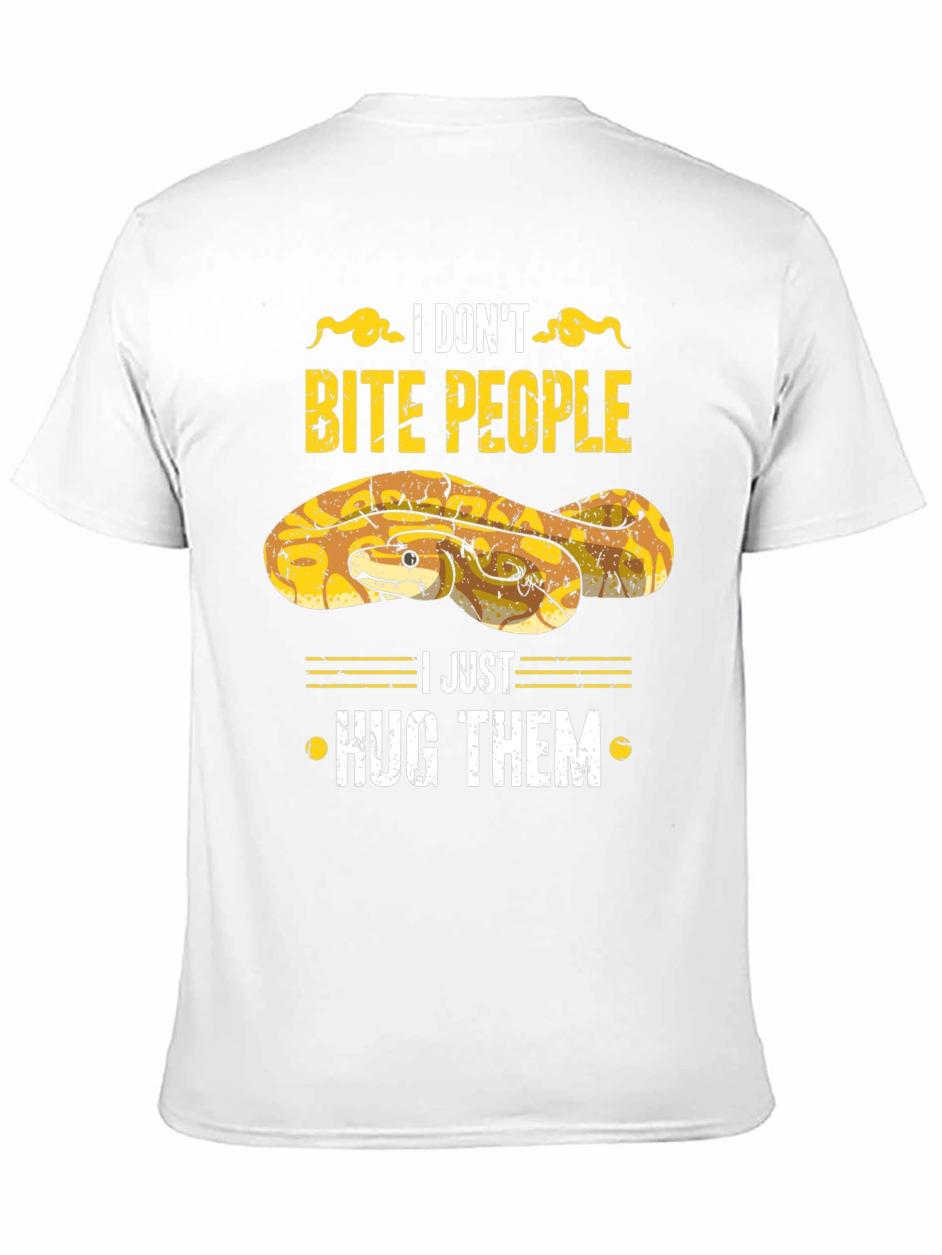 I Dont Bite People Snake Graphic Tee