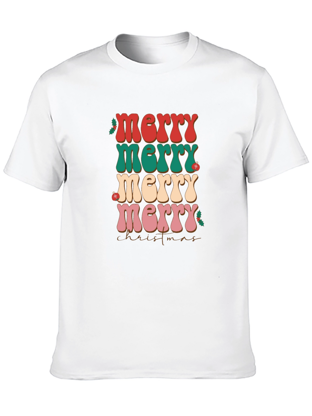 Retro Merry Christmas T-Shirt
