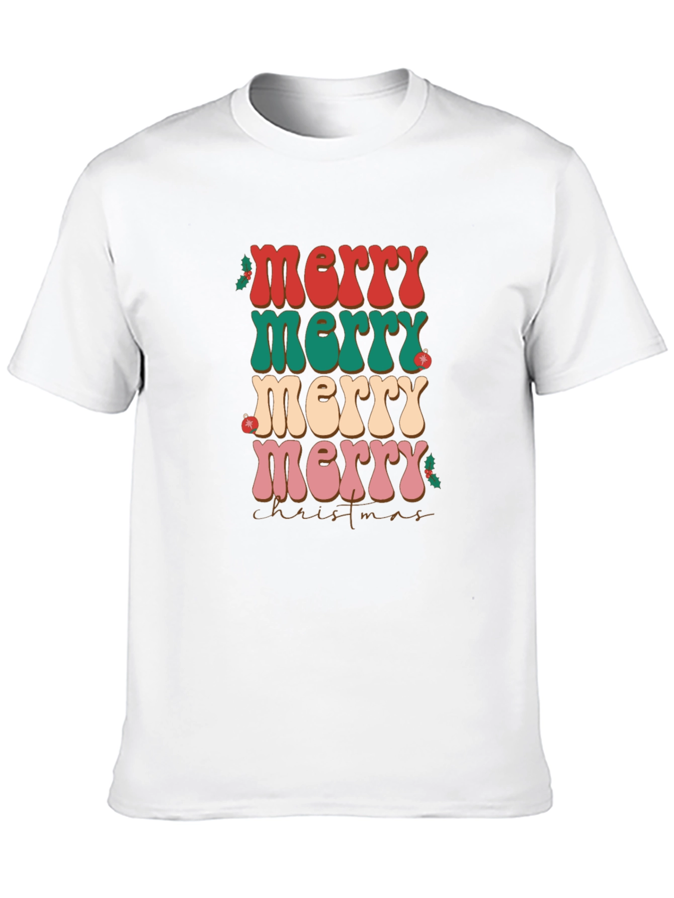 Retro Merry Christmas T-Shirt